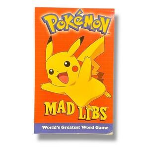 Pokémon Mad Libs Book